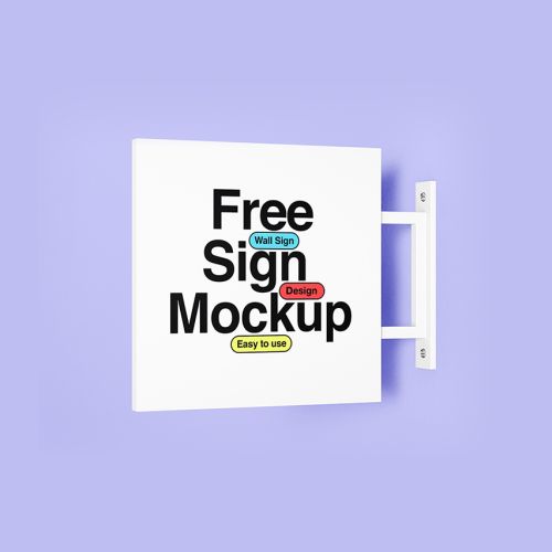 Free Sign Mockup (Demo)